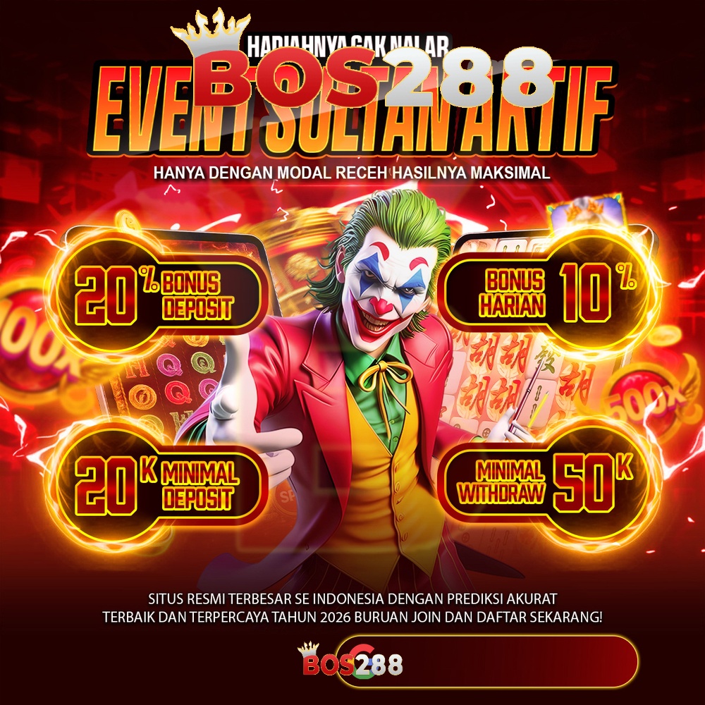 BOS288: Situs Toto Slot Gacor Slot88 Link Resmi Profit Game Hari Ini